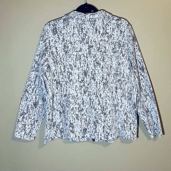 Fall Jacket CATHY DANIELS Women's Long Sleeve Full Zip Lace Overlay  Sz XL - Picture 5 of 5